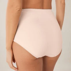 Slip En Shorty<Blancheporte Afslankende gaineslip in kant en microvezel huidkleur
