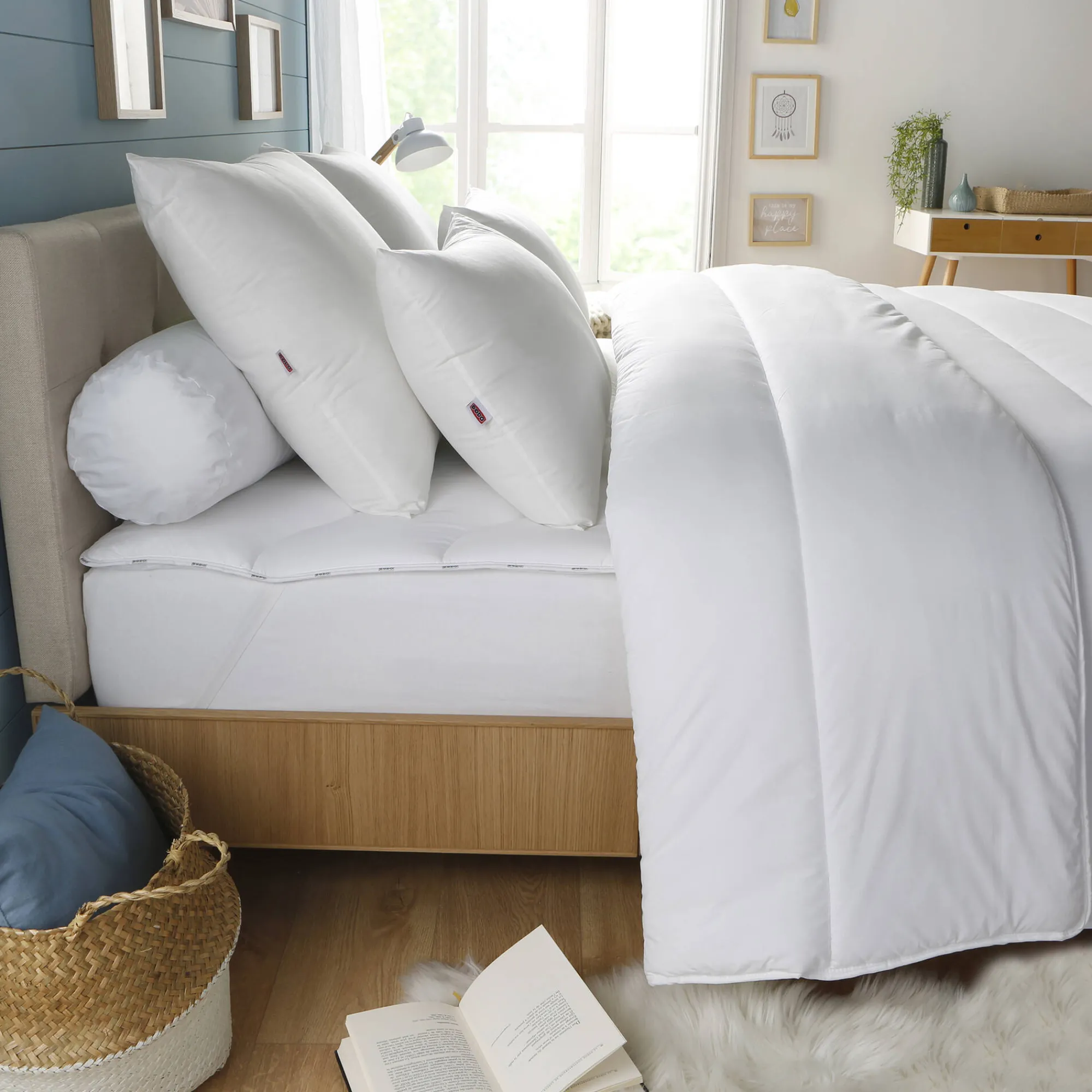 Dekbed<Dodo Antibacterieel dekbed tegen bedwantsen - 300 g/m2 wit
