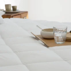 Topdekmatras<Blancheporte Antibacteriële topdekmatras 400 g/m² wit