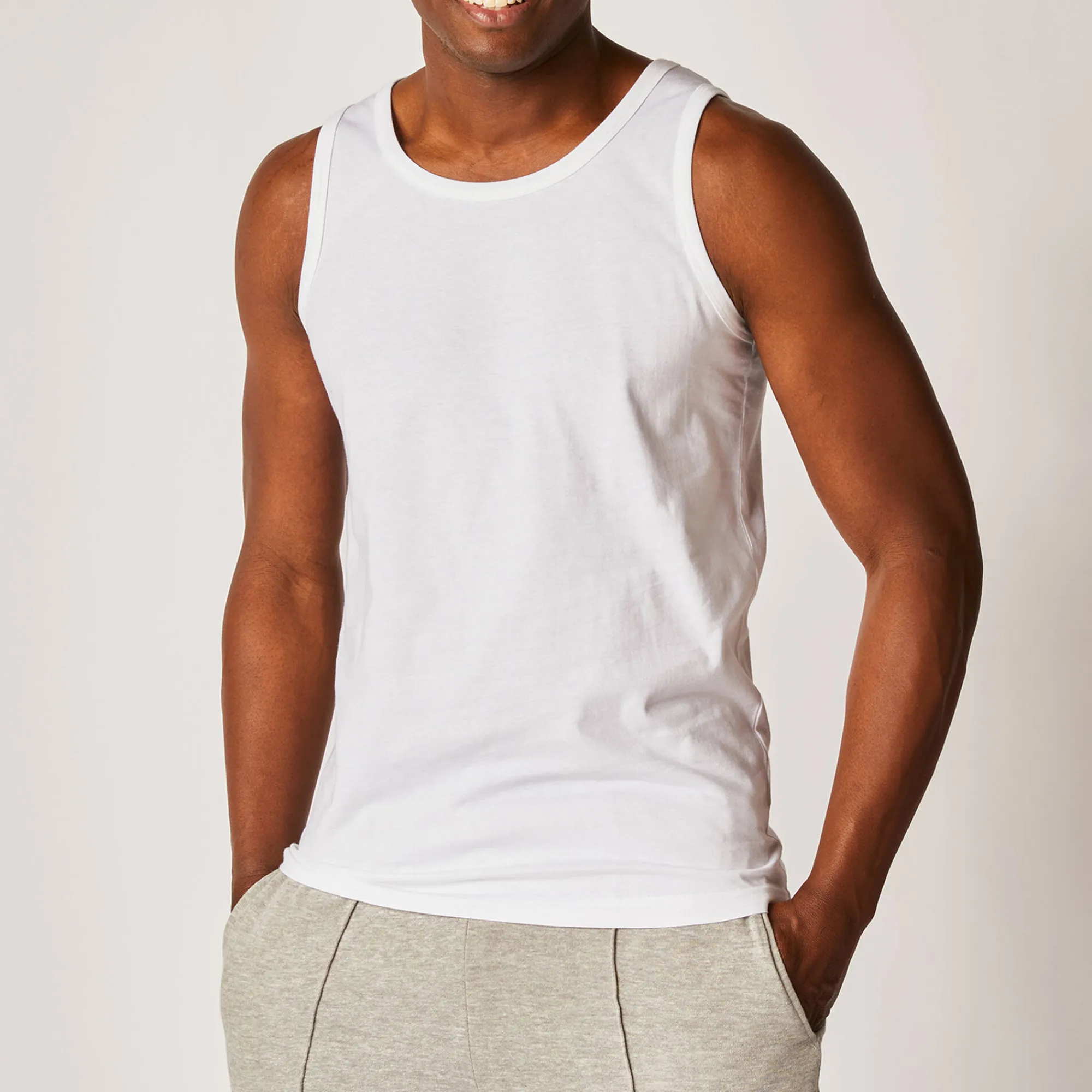 T-Shirt, Hemd En Polo<Blancheporte Atletentopje - set van 3 wit