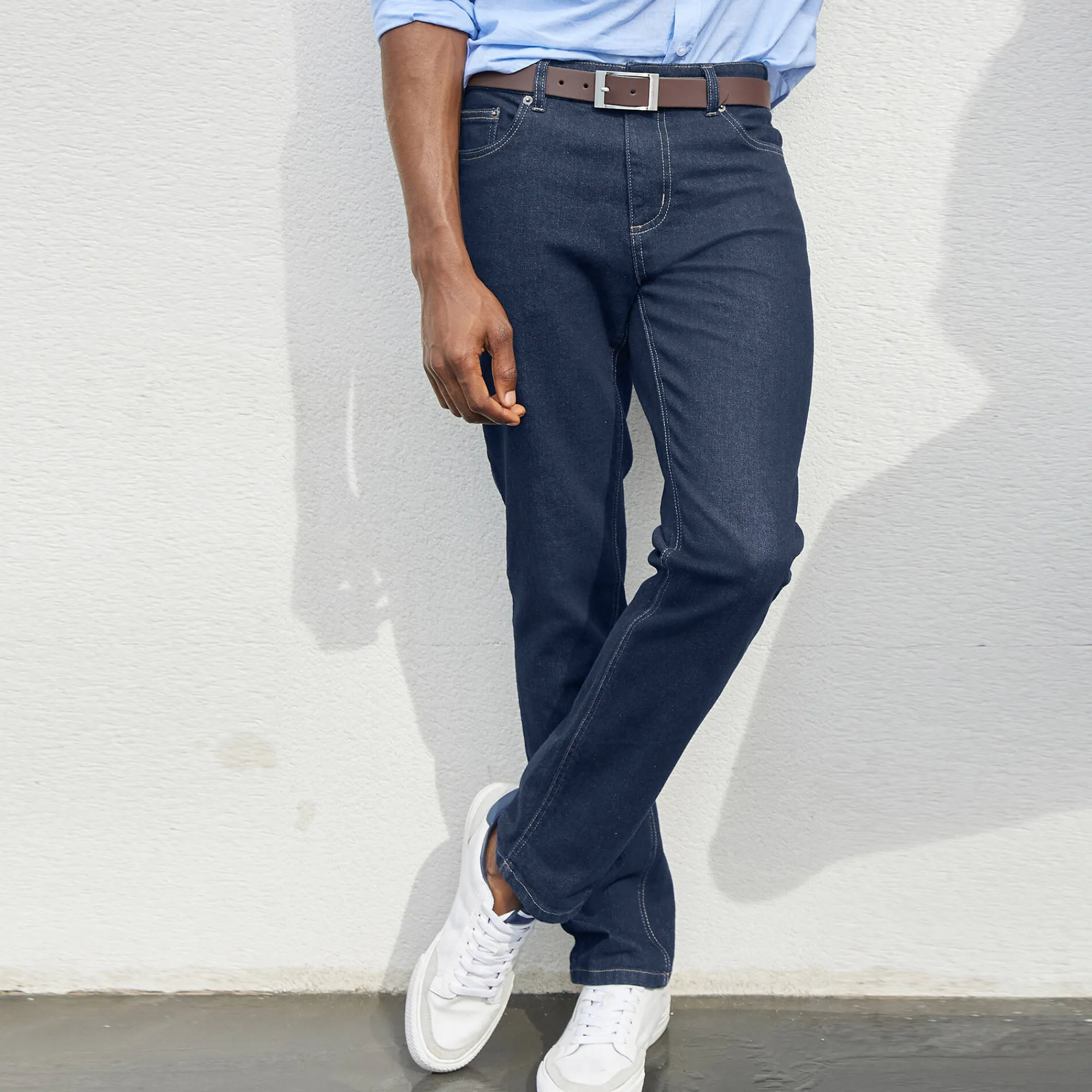 Jeans<Blancheporte Authentieke jeans in recht model - binnenpijplengte 82 cm raw