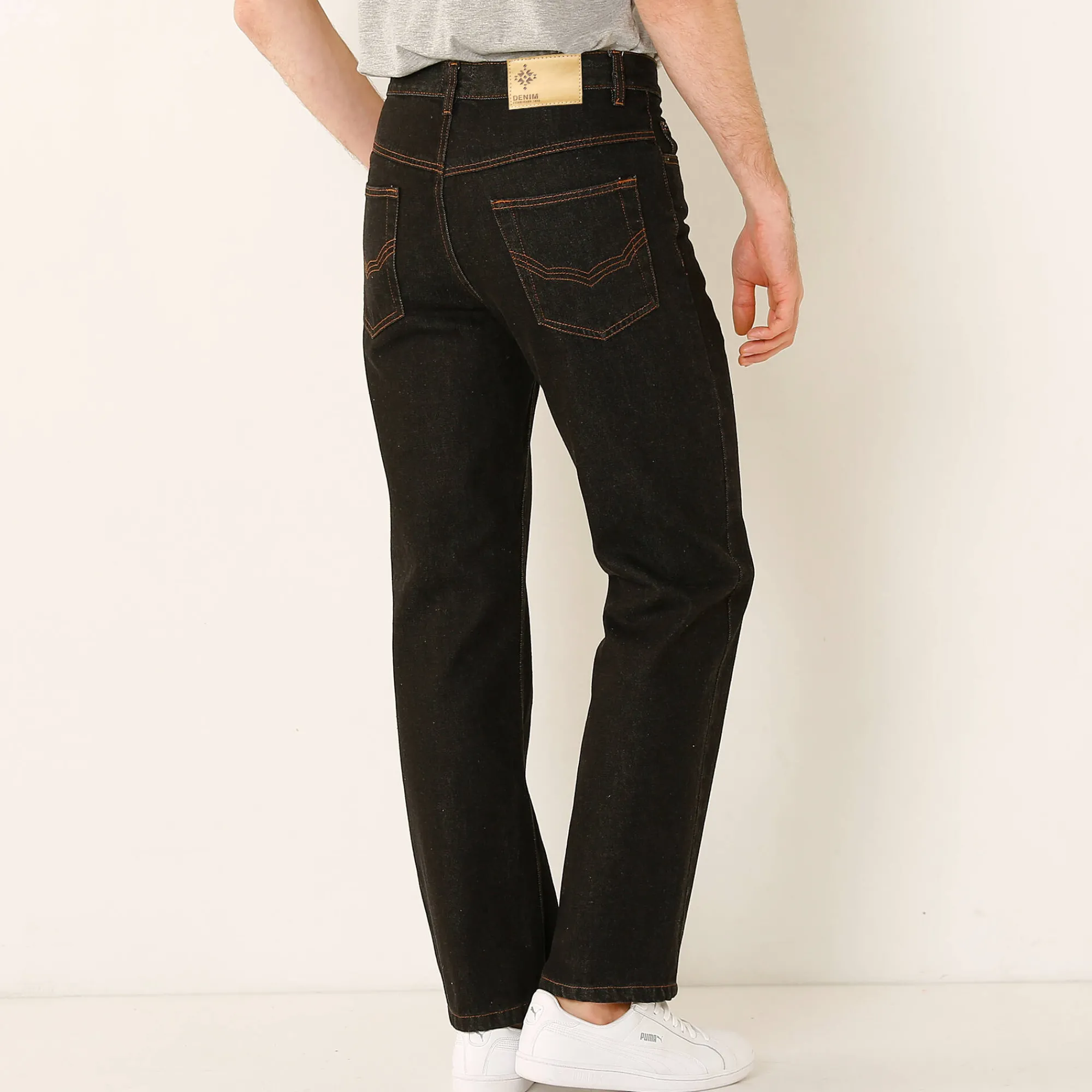 Jeans<Blancheporte Authentieke jeans in recht model - binnenpijplengte 72 cm black