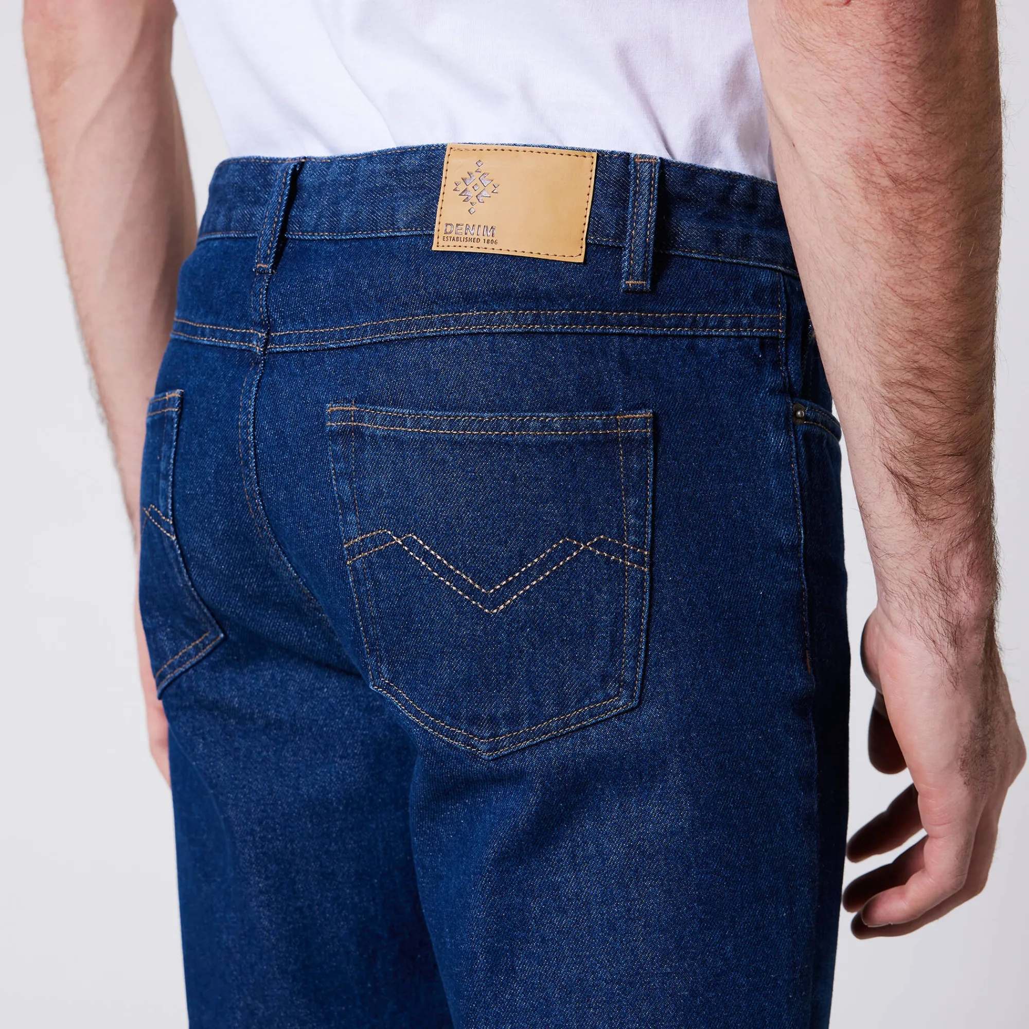 Jeans<Blancheporte Authentieke jeans in recht model - binnenpijplengte 82 cm stone