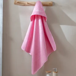 Badjas|Handdoek En Badlaken Kids<Colombine des petits Badcape voor baby, personaliseerbaar roze