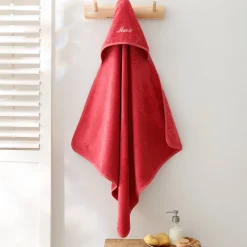 Badjas|Handdoek En Badlaken Kids<Colombine des petits Badcape voor baby, personaliseerbaar framboos