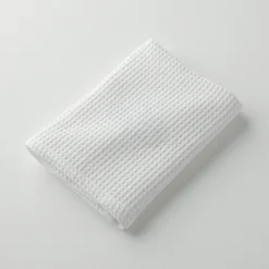 Badhanddoek<Blancheporte Badhanddoek in bijenraattricot 320 g/m2 wit
