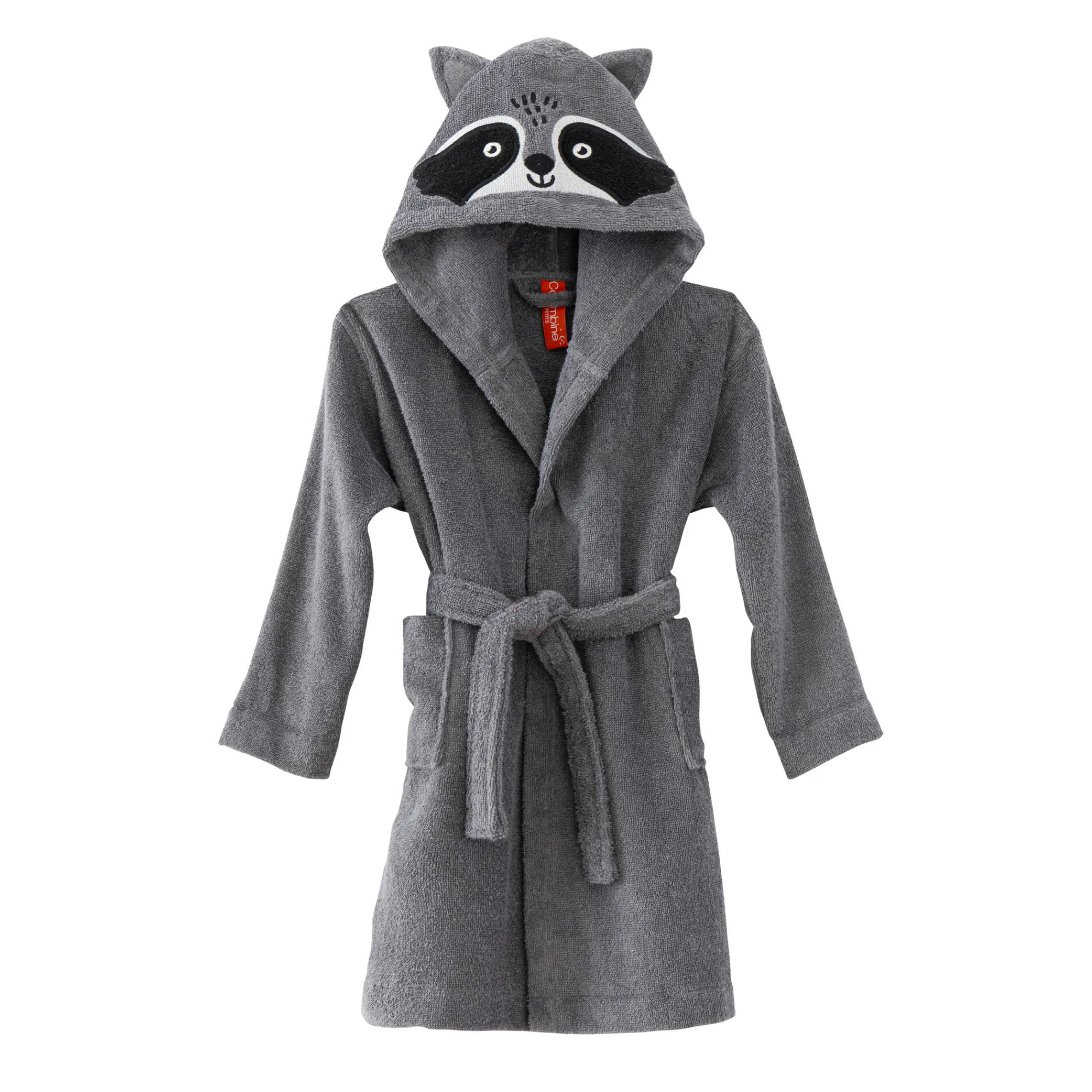 Badjas|Handdoek En Badlaken Kids<Colombine des petits Badjas voor kinderen met kap in katoenenbadstof - 340 g/m2 grijs