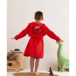 Badjas|Handdoek En Badlaken Kids<Colombine des petits Badjas voor kinderen, tijger, katoenen badstof - 340 g/m2 koraal