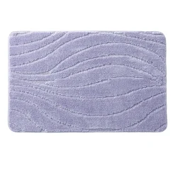 Badmatje<Blancheporte Badmatje met riviermotief lila