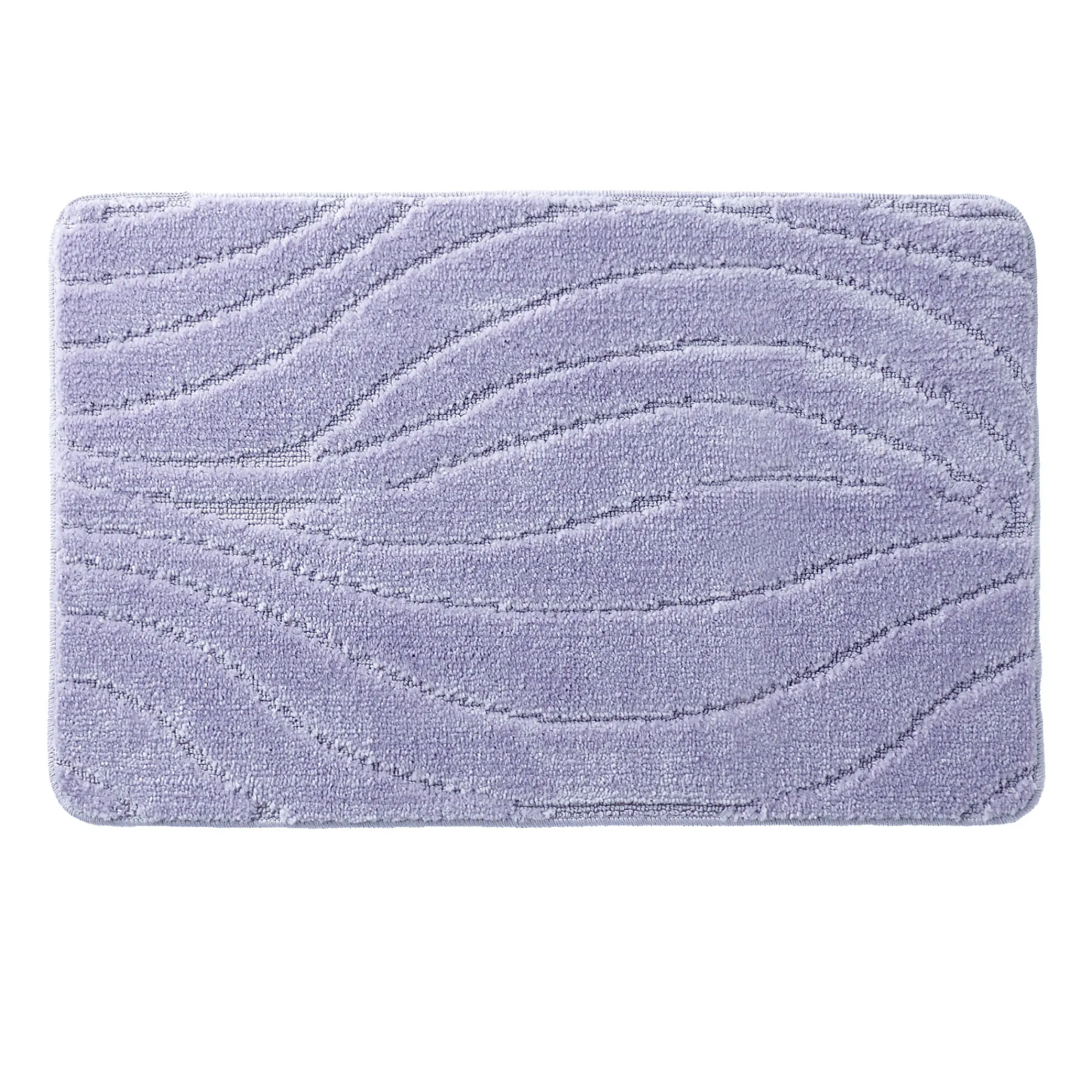 Badmatje<Blancheporte Badmatje met riviermotief lila