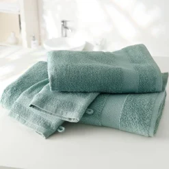 Badhanddoek<Blancheporte Badstof in katoen - 350g/m2 groen