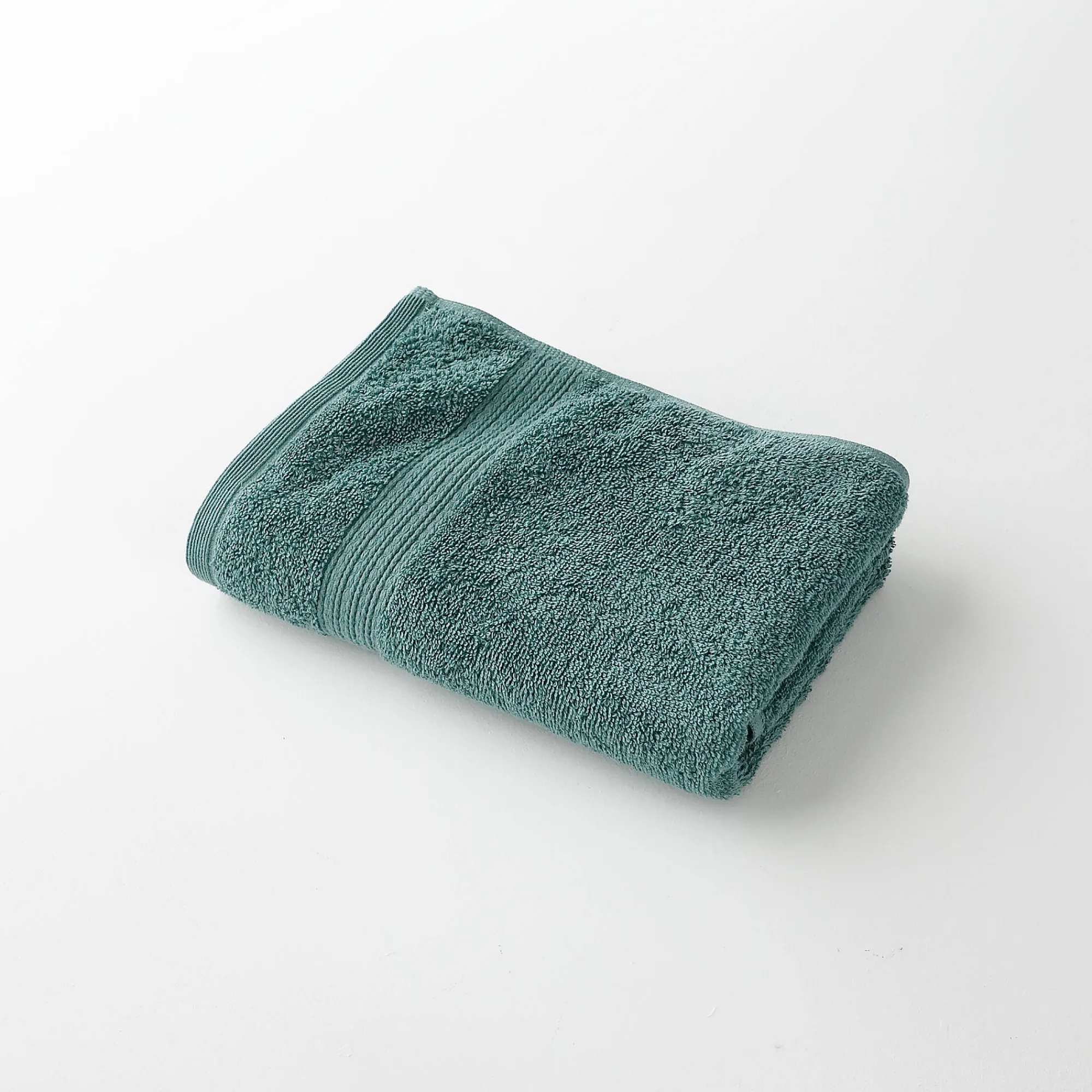 Badhanddoek<Colombine Badstof in katoen, afkomstig van de biologische landbouw eucalyptus