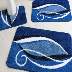 Badmatje<Blancheporte Badtapijtje met fantasiemotief Zilla blauw