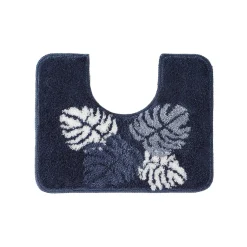 Badmatje<Blancheporte Badtapijtje met junglemotief blauw
