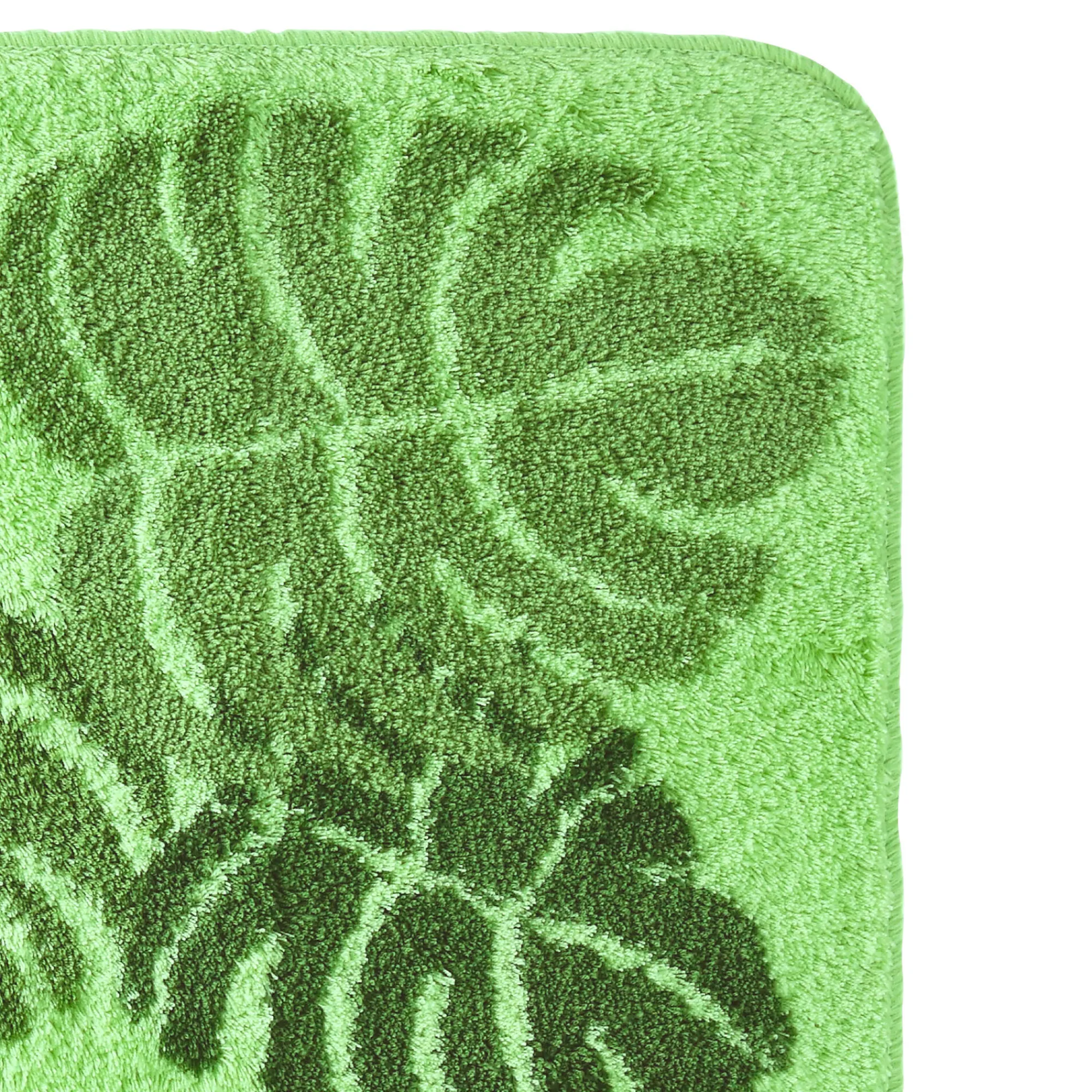 Badmatje<Blancheporte Badtapijtje met junglemotief groen