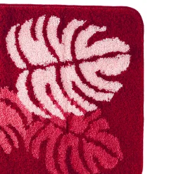 Badmatje<Blancheporte Badtapijtje met junglemotief pruim