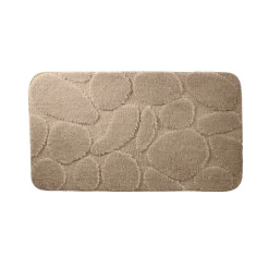 Badmatje<Blancheporte Badtapijtje met keitjesmotieven zandkleur