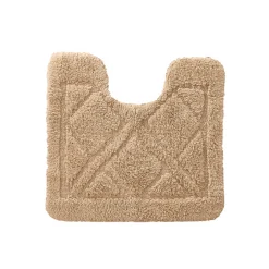 Badmatje<Blancheporte Badtapijtje met ruitjesmotief zandkleur