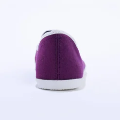 Ballerina's|Schoenen<Blancheporte Ballerina's in canvas paars / wit