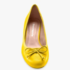 Ballerina's|Schoenen<Blancheporte Ballerina's met klein hakje kerrie