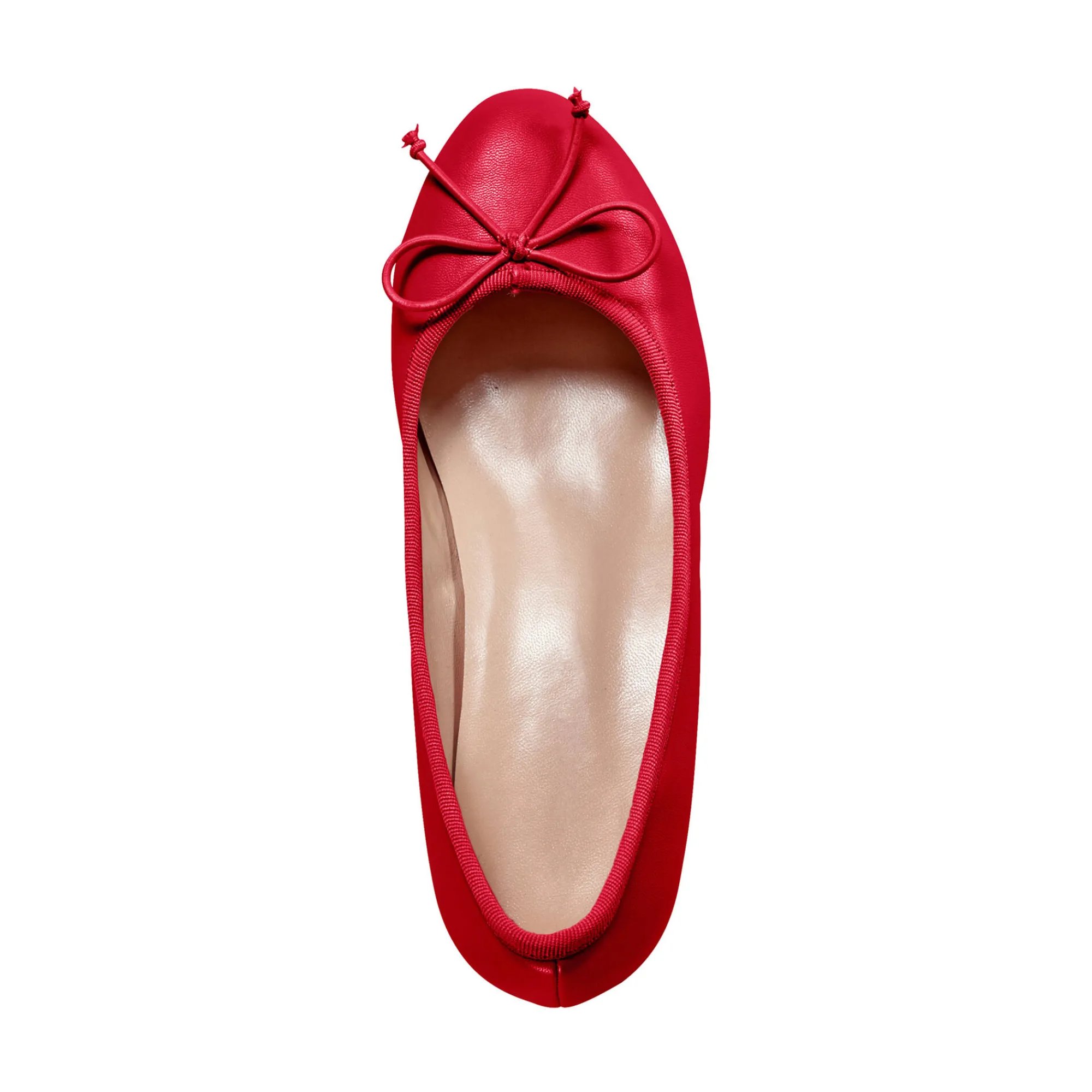 Ballerina's|Schoenen<Blancheporte Ballerina's met klein hakje donkerrood
