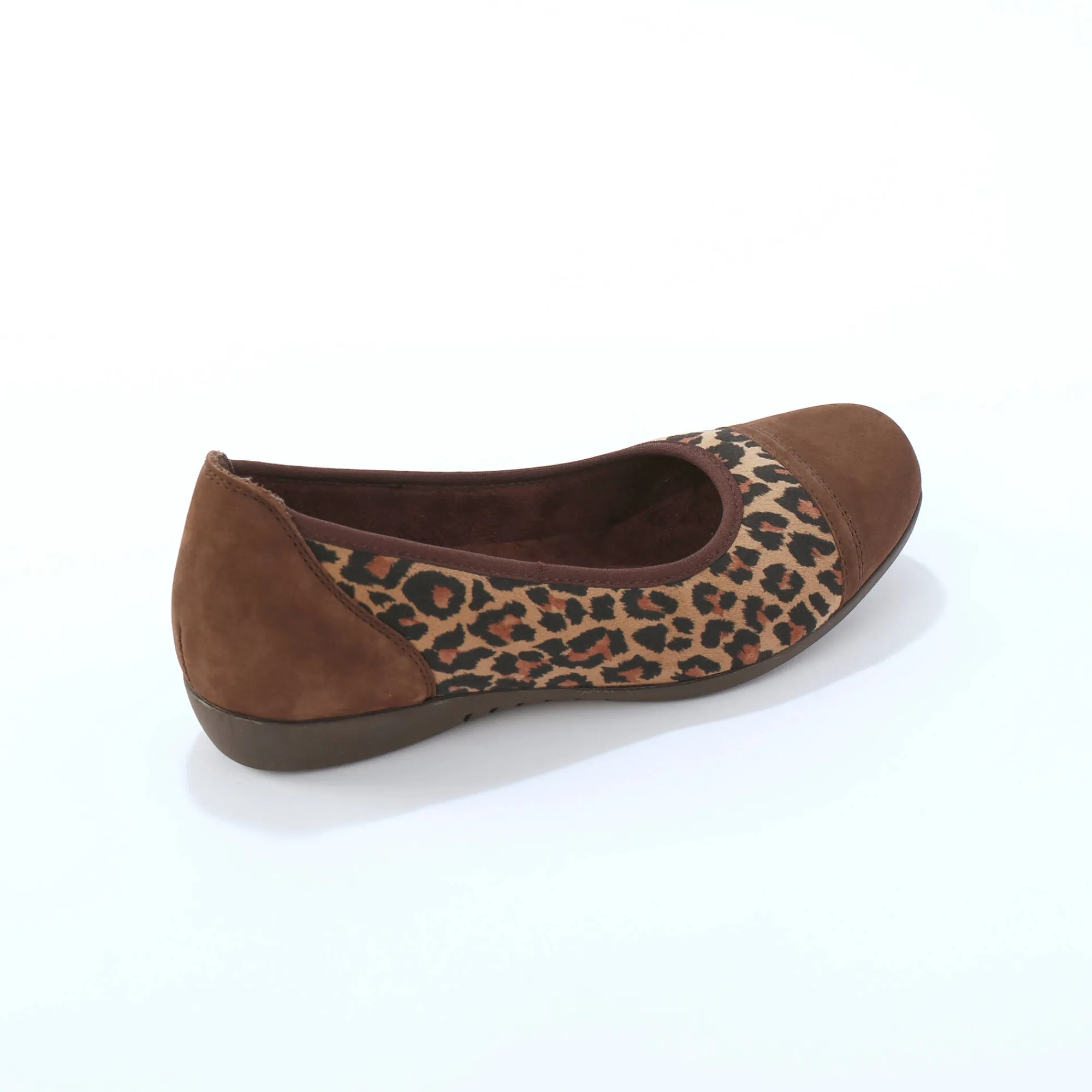 Ballerina's|Schoenen<Blancheporte Ballerina's met sleehak en rekbare pasjes bruin