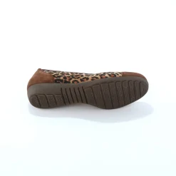 Ballerina's|Schoenen<Blancheporte Ballerina's met sleehak en rekbare pasjes bruin
