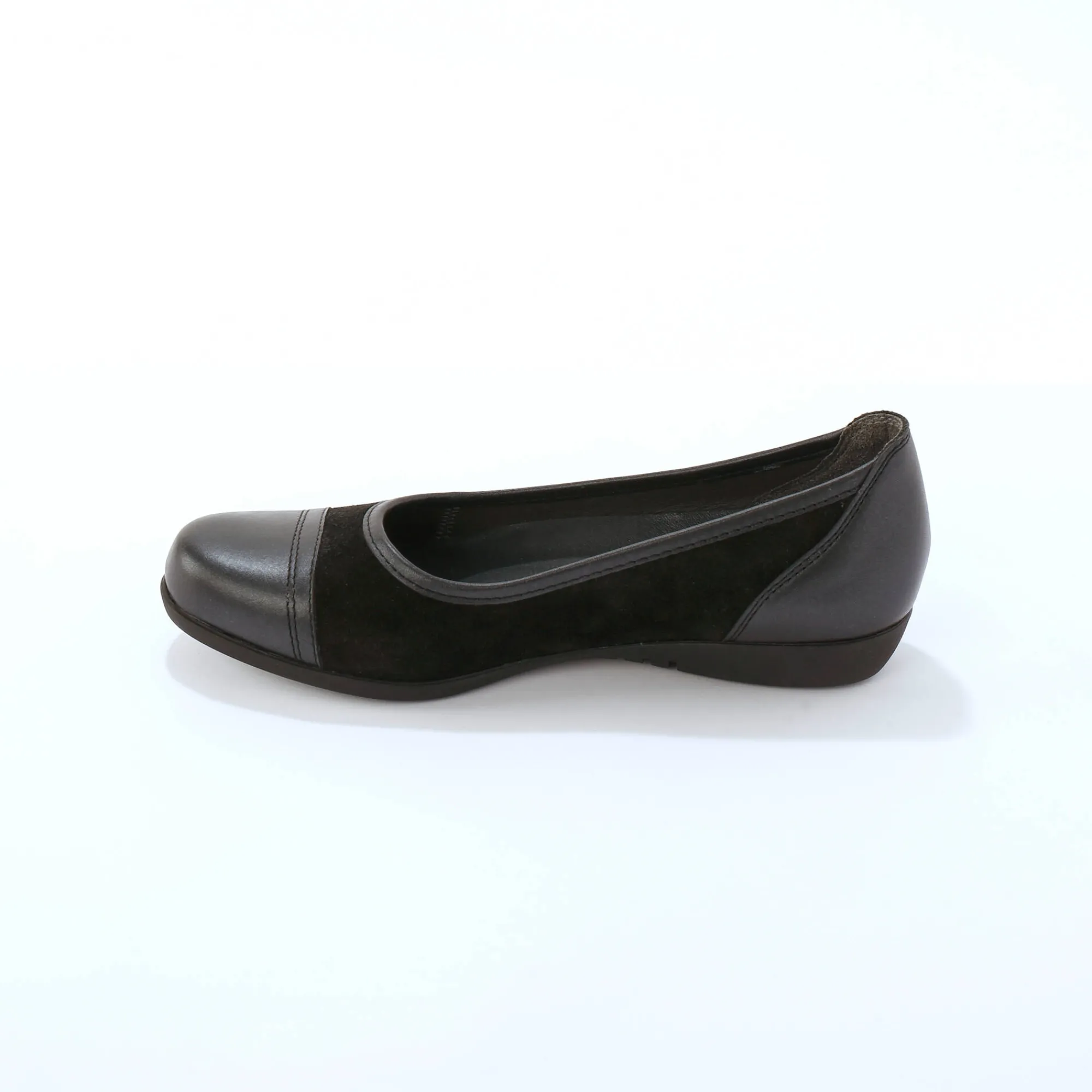Ballerina's|Schoenen<Blancheporte Ballerina's met sleehak en rekbare pasjes zwart