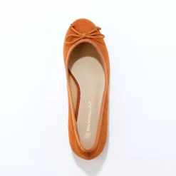 Ballerina's|Schoenen<Blancheporte Ballerines plates microfibre karamel