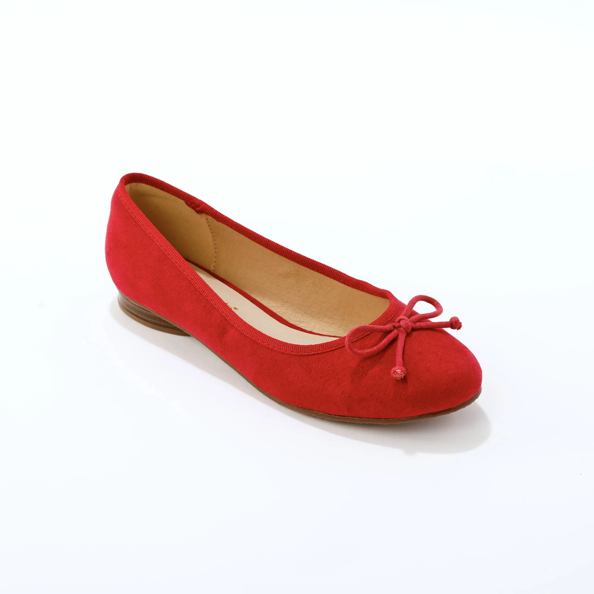 Ballerina's|Schoenen<Blancheporte Ballerines plates microfibre donkerrood