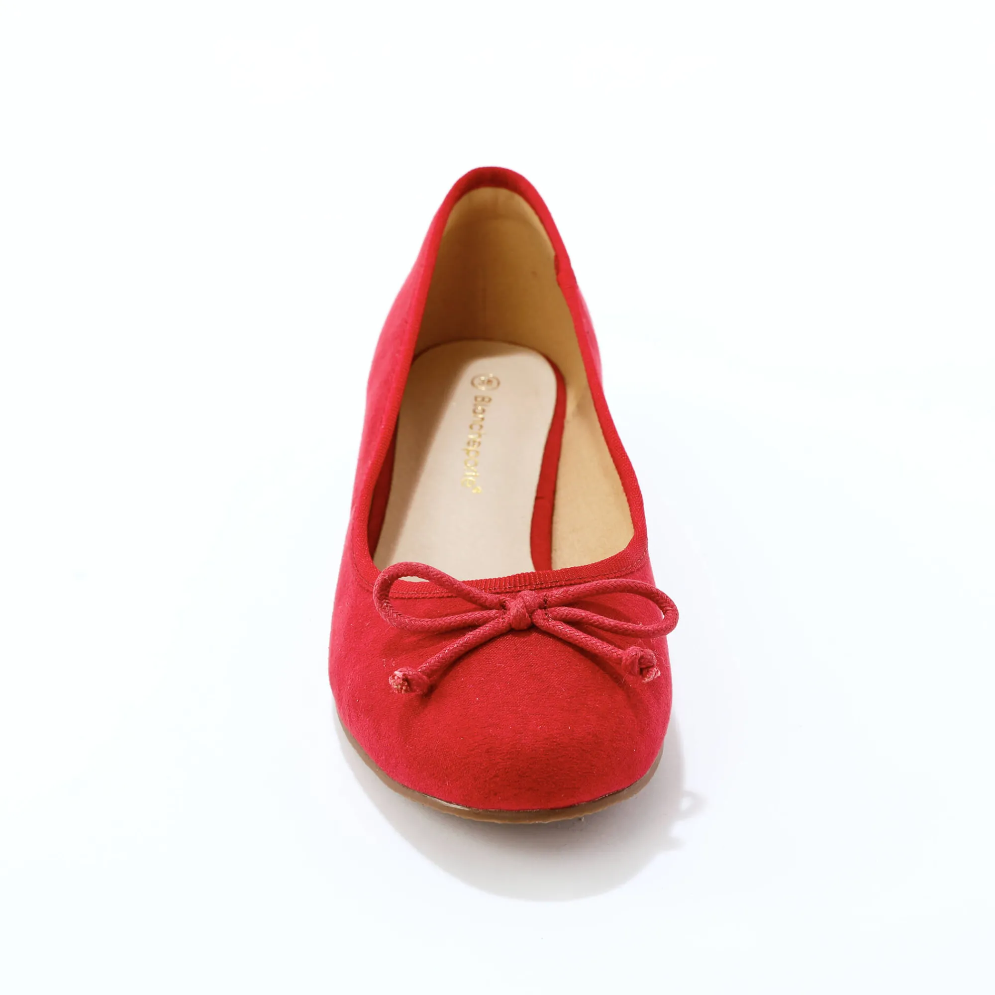 Ballerina's|Schoenen<Blancheporte Ballerines plates microfibre donkerrood