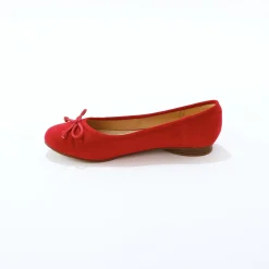 Ballerina's|Schoenen<Blancheporte Ballerines plates microfibre donkerrood