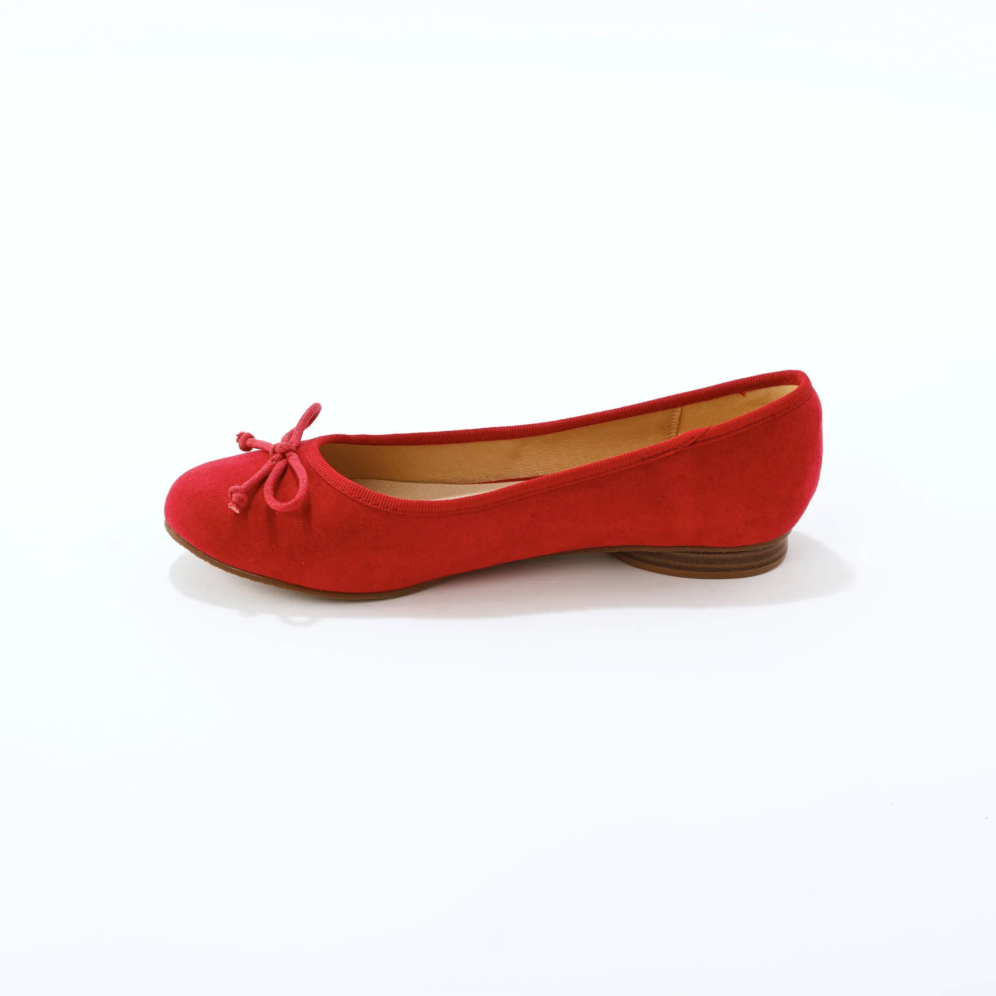 Ballerina's|Schoenen<Blancheporte Ballerines plates microfibre donkerrood