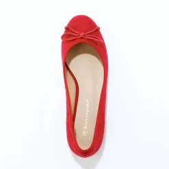 Ballerina's|Schoenen<Blancheporte Ballerines plates microfibre donkerrood