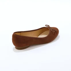 Ballerina's|Schoenen<Blancheporte Ballerines plates microfibre chocolade