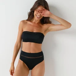 Beha<Confidence Lingerie Bandeaubeha in microvezel Païa - zonder beugels zwart