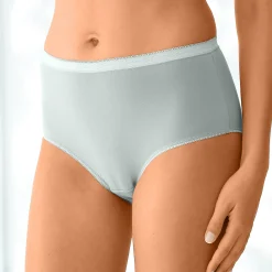 Slip En Shorty<Blancheporte Basic maxislip - set van 3 amandel + roze + groen