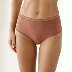 Slip En Shorty<Blancheporte Basic maxislip - set van 3 chocolade