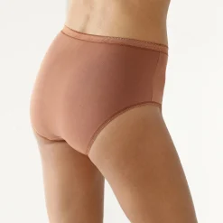 Slip En Shorty<Blancheporte Basic maxislip - set van 3 chocolade