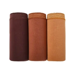 Slip En Shorty<Blancheporte Basic maxislip - set van 3 chocolade