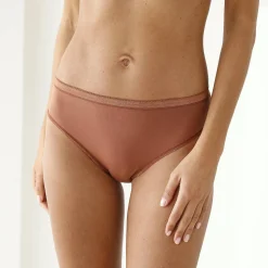 Slip En Shorty<Blancheporte Basic midislip - set van 3 chocolade