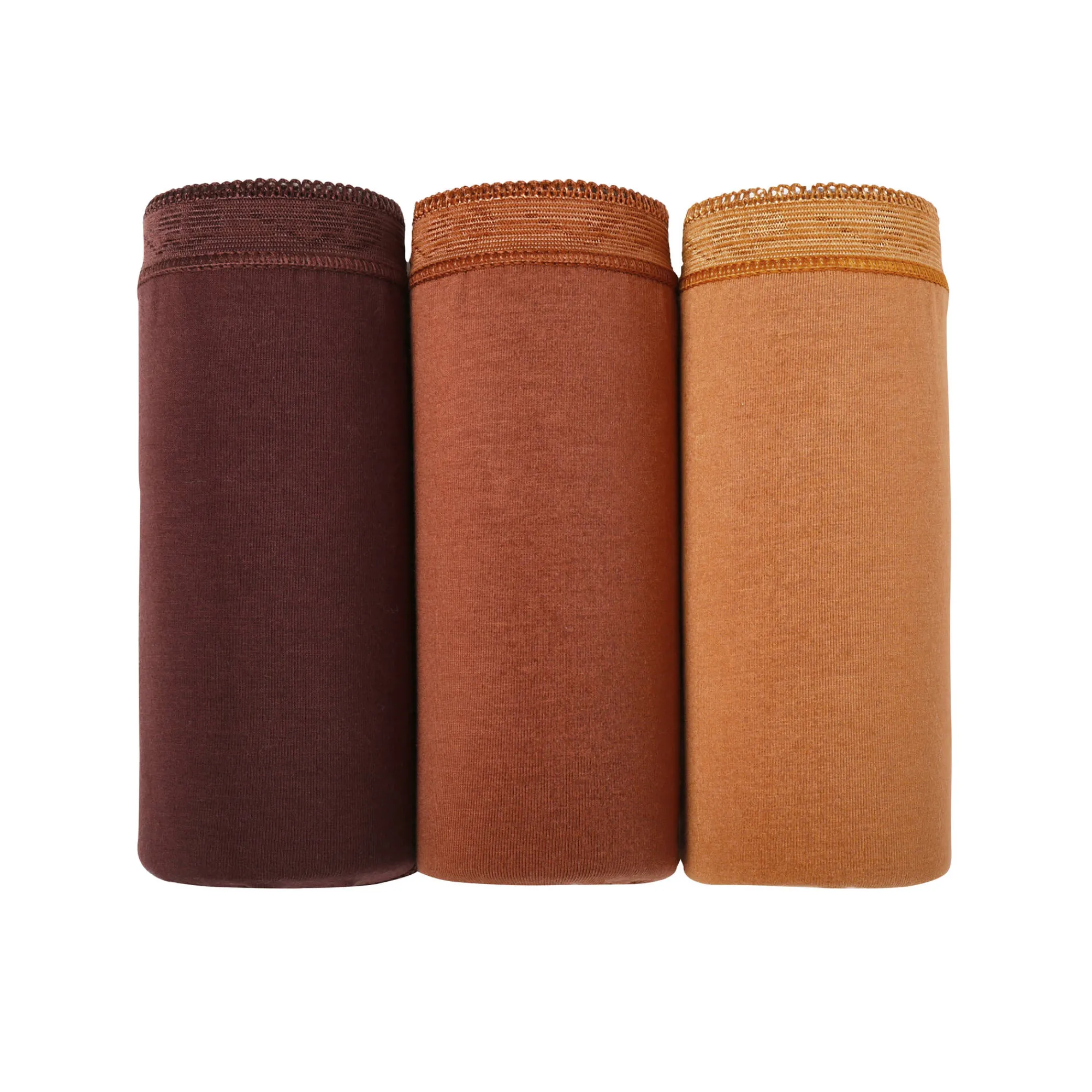 Slip En Shorty<Blancheporte Basic midislip - set van 3 chocolade