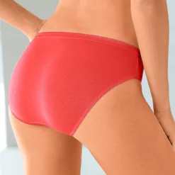 Slip En Shorty<Blancheporte Basic midislip - set van 3 lichtblauw + koraal + lavendel