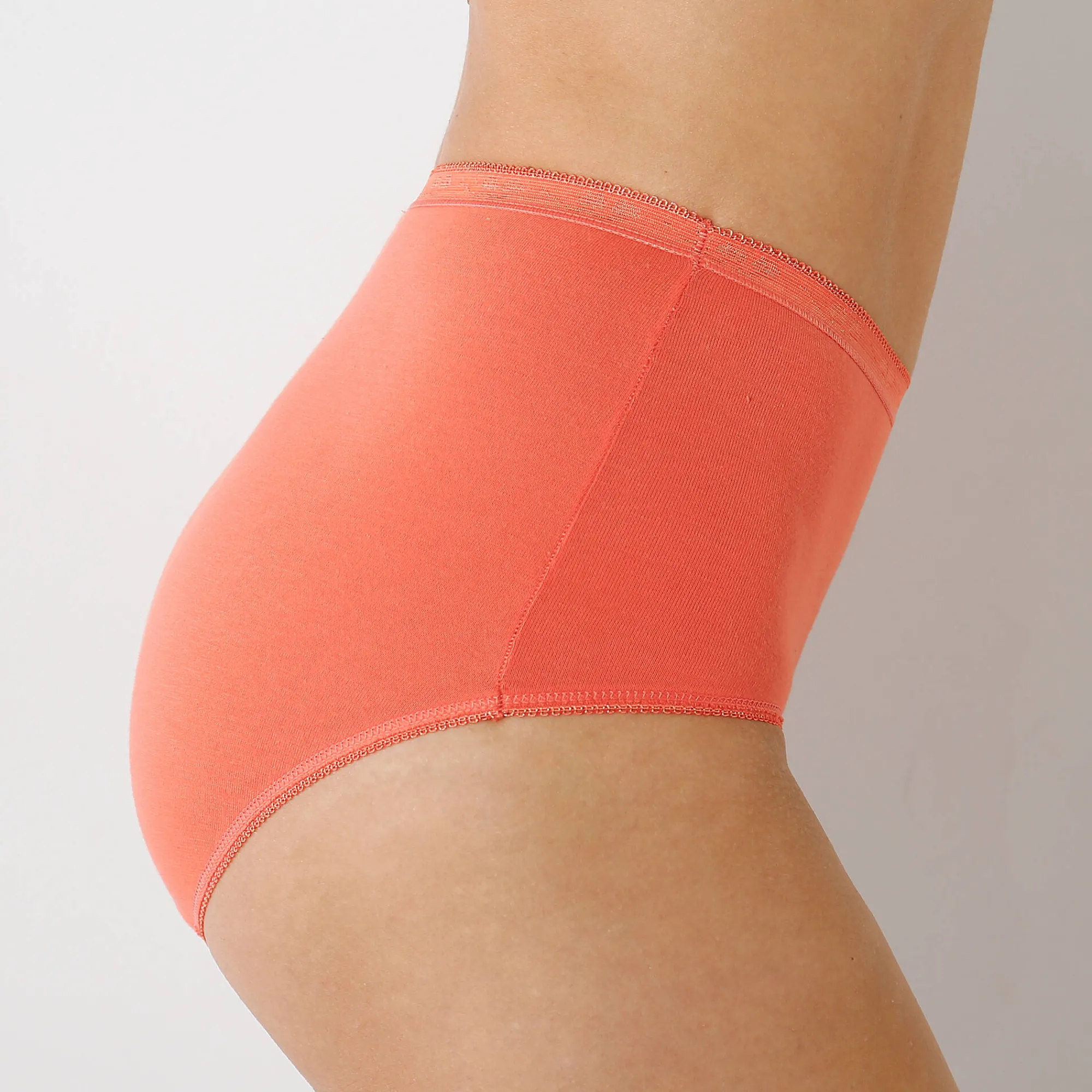 Slip En Shorty<Blancheporte Basic supermaxislip - set van 3 lichtblauw + koraal + lavendel