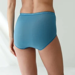 Slip En Shorty<Blancheporte Basic supermaxislip - set van 3 oranje + blauw + eendenblauw