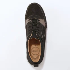Baskets En Sneakers|Schoenen<Blancheporte Baskets compensées zippées et lacées zwart