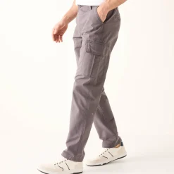 Broek<Blancheporte Battlebroek in katoen antraciet