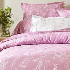 Fantasie Bedlinnen|Dekbedovertrek<Colombine Bedlinnen Alessia in katoen met bloemenprint parma