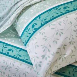 Fantasie Bedlinnen|Dekbedovertrek<Blancheporte Bedlinnen Constance met bladerenprint, in katoen amandel