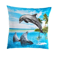 Fantasie Bedlinnen|Vlak Laken<Blancheporte Bedlinnen Flipper in polyester-katoen blauw